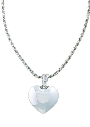 Silver Heart Pendant Wilbert Precast Inc